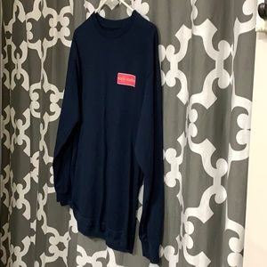 Navy long sleeve simply southern shirt